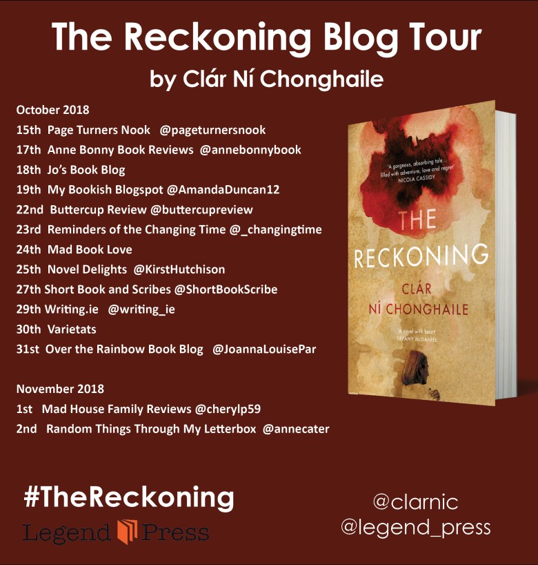 The Reckoning Blog Tour Banner