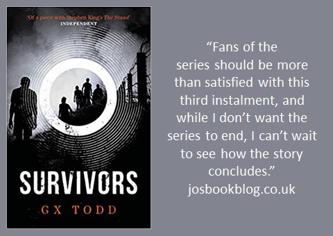 Survivors by G. X. Todd – Jo's Book Blog